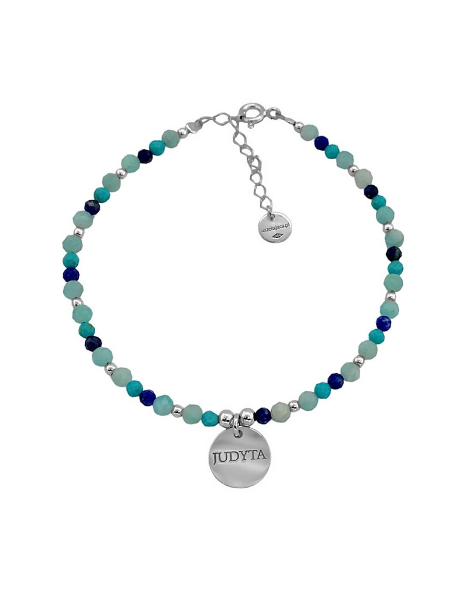 Bransoletka JUDYTA (srebrna z przedłużką)