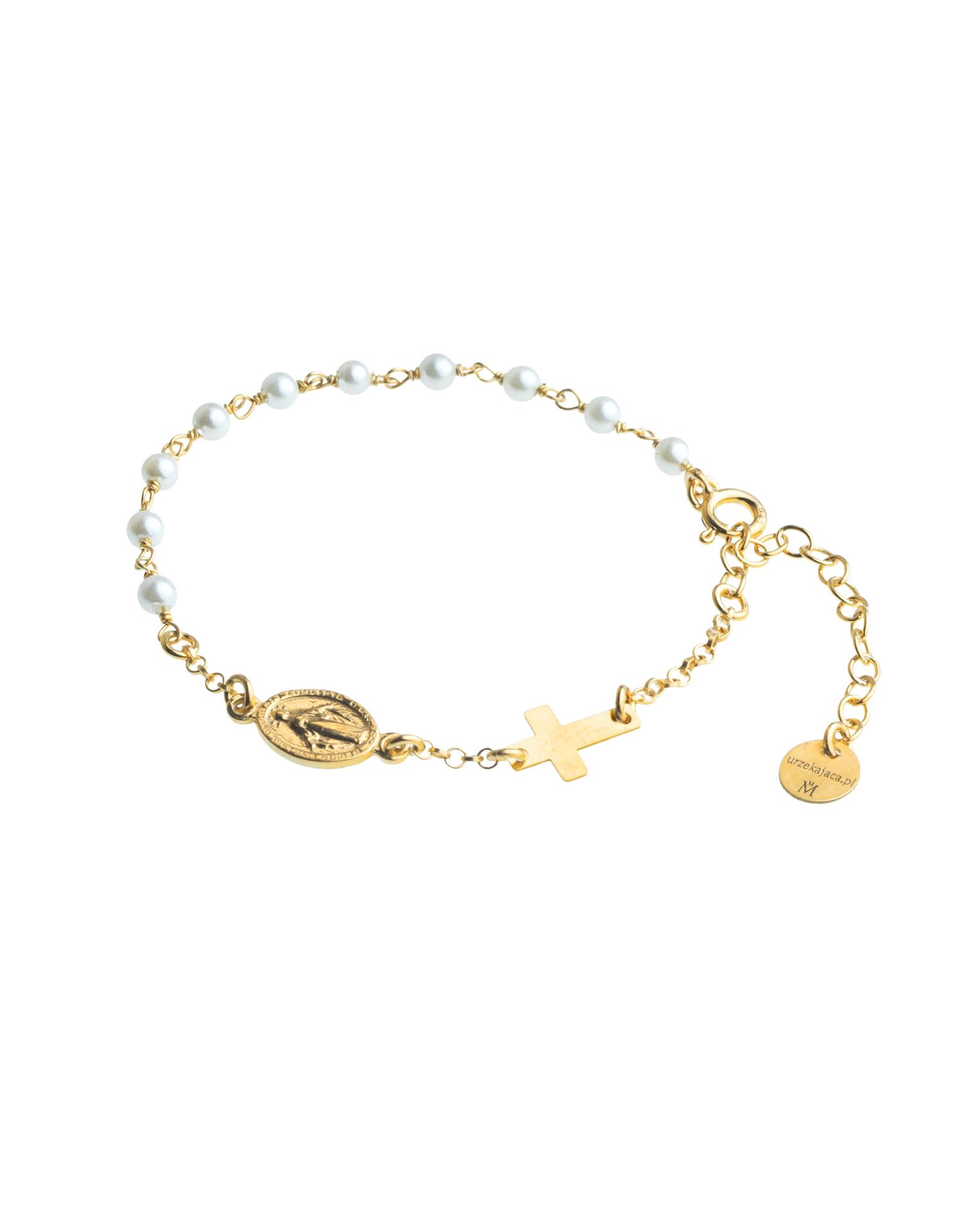 Różaniec Perłowy (z zapięciem)