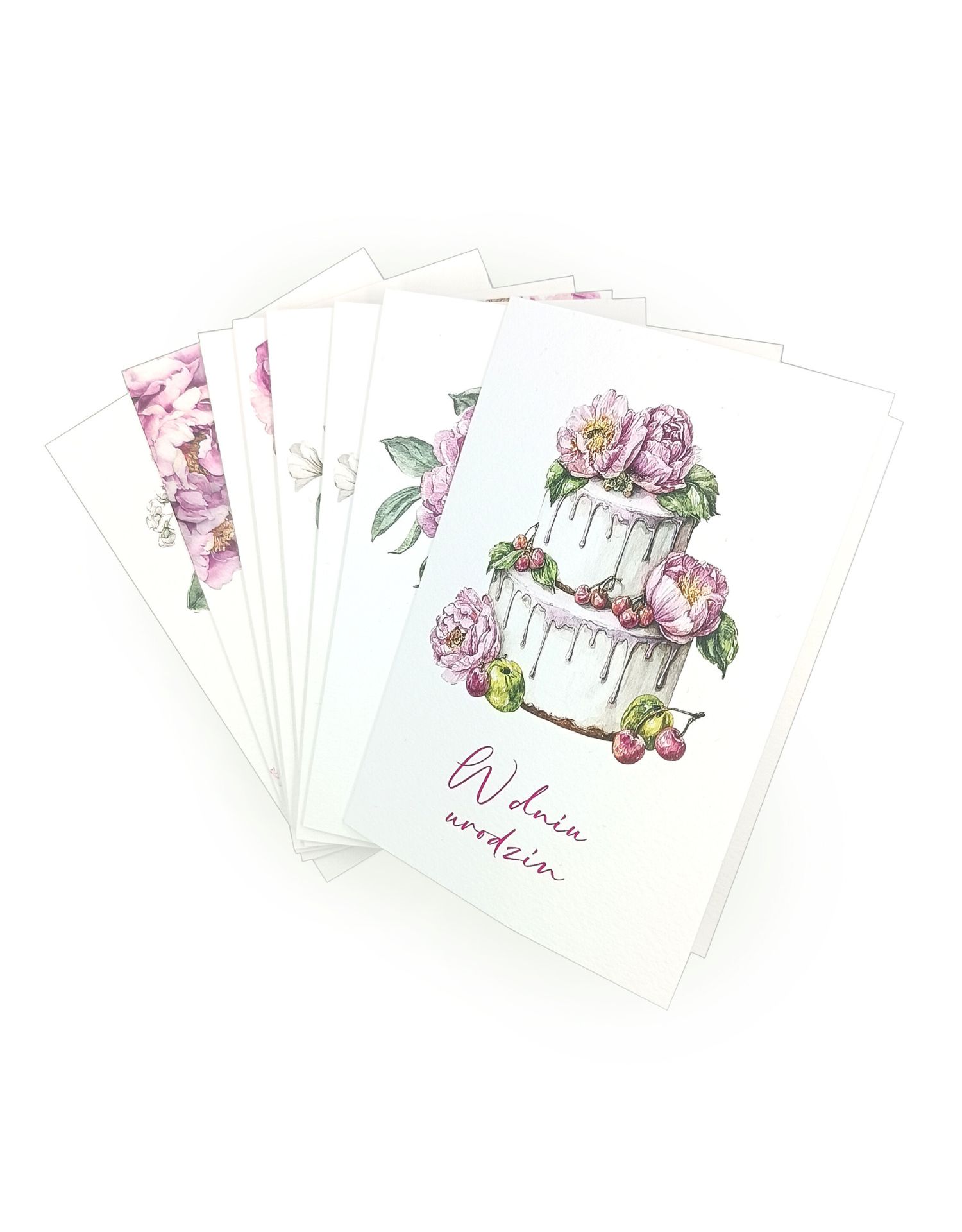 Zestaw Kartek Okolicznościowych - MOC SŁÓW