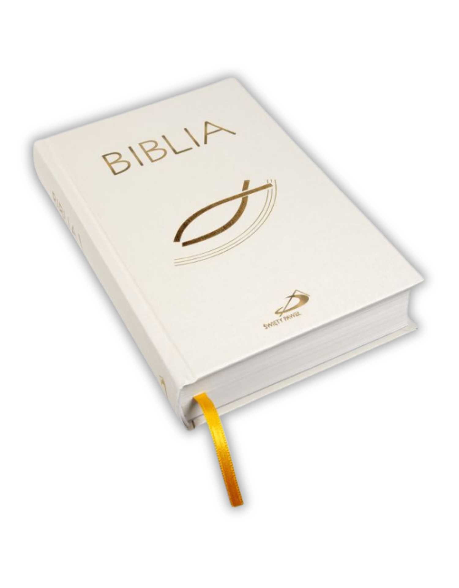 Biblia "z rybką" - oprawa twarda, biała - obrazek 3