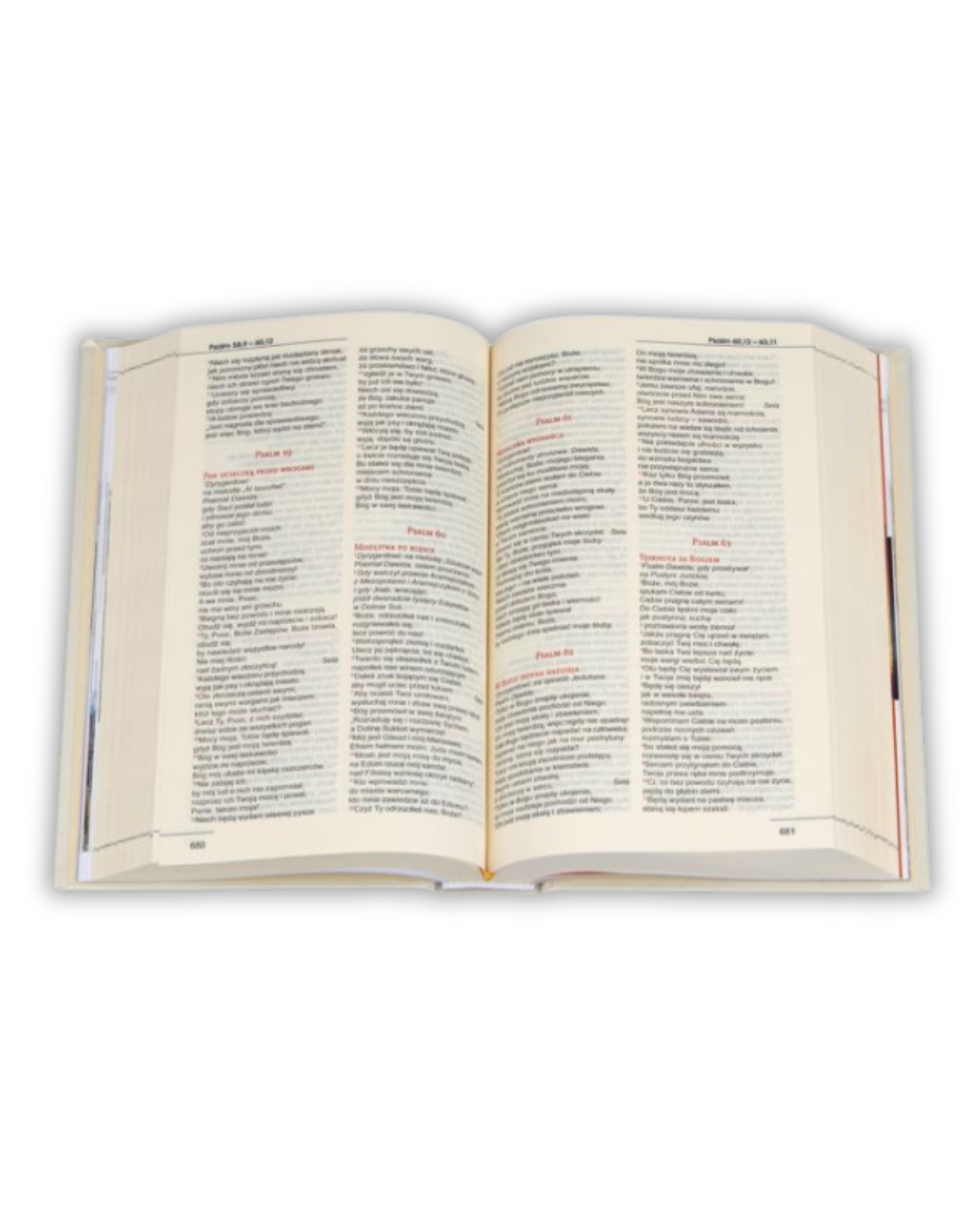 Biblia "z rybką" - oprawa twarda, biała - obrazek 4